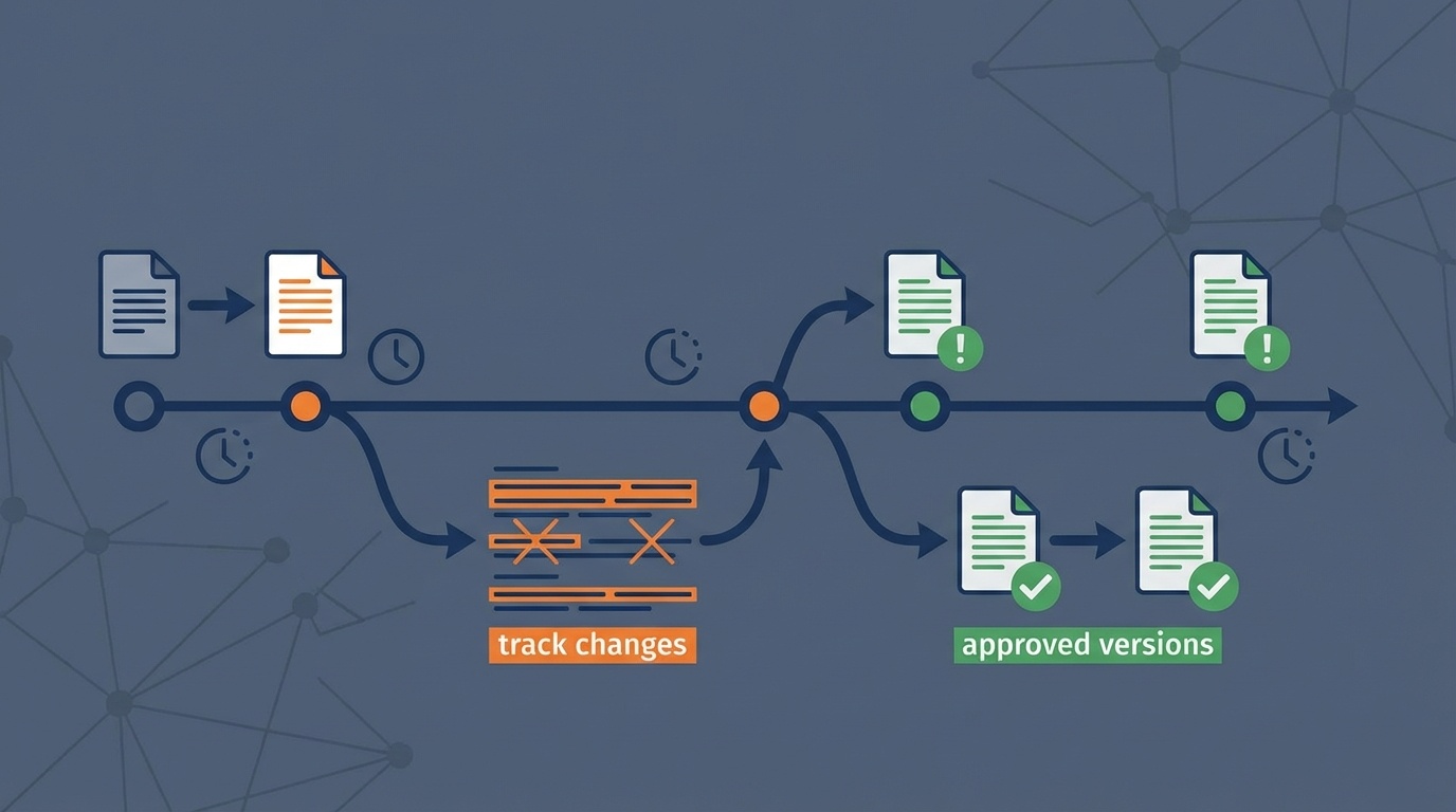 Automatisch Versiebeheer illustratie